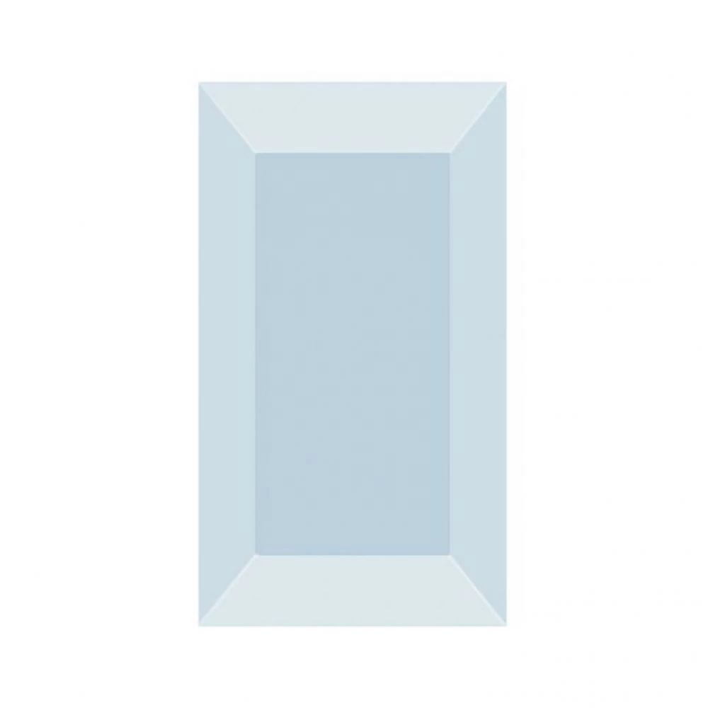 Ersatzteil »Facettenglas, 11 cm«, Weißglas, 11,5 x 7,2 cm