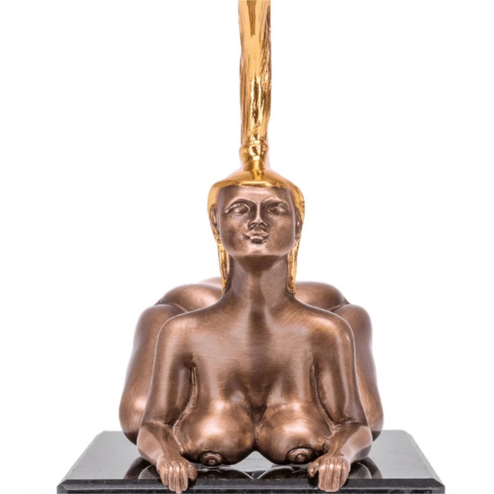Miniatur »Die Sphinx mit dem Goldhelm« Prof. Ernst Fuchs