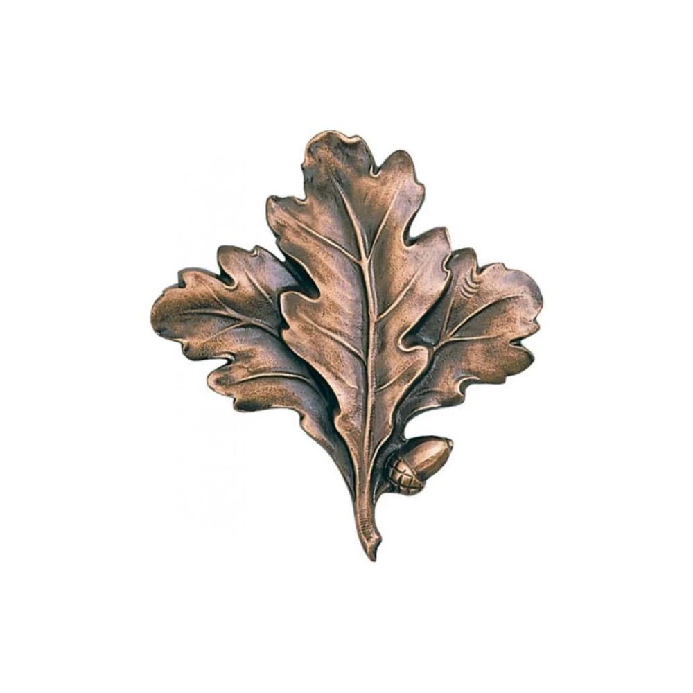 Flachrelief »Eichenlaub« Bronze, Kunstgiesserei Strassacker, 14 x 12 x 1 cm Flachrelief »Eichenlaub« Bronze, Kunstgiesserei Strassacker, 14 x 12 x 1 cm