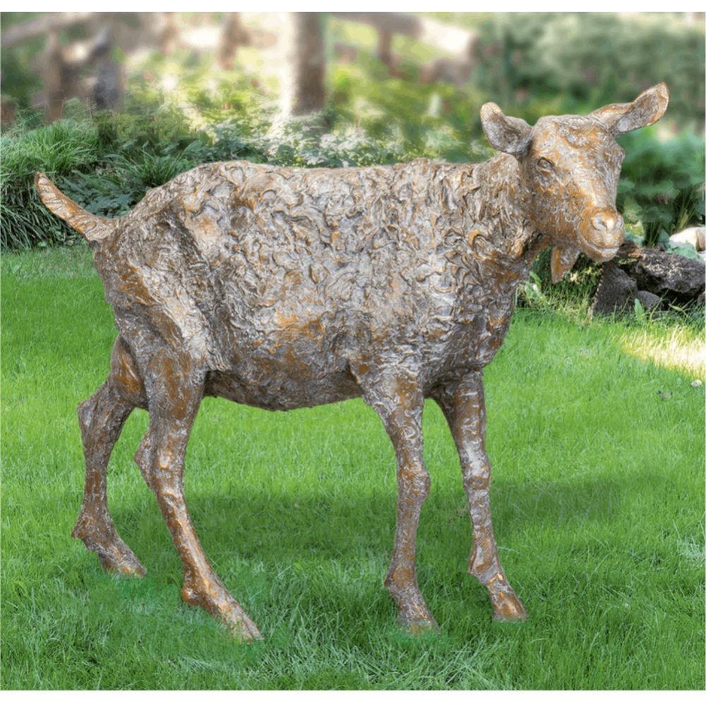 Skulptur Fur Den Garten Ziege Von Zilly Bildhauerei Shop