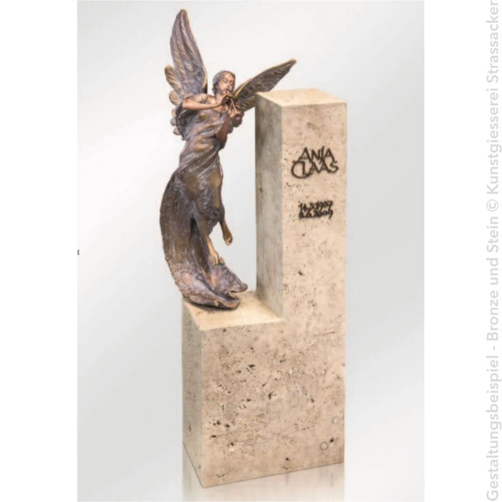 Grab Skulptur »Schwebender Engel« Andryszewski