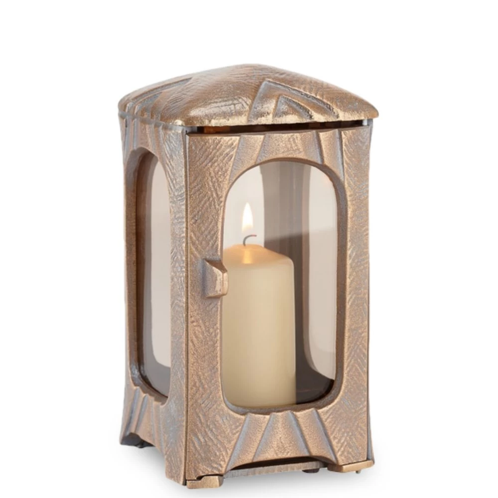 Grablampe »Wasa«, Bronze, 20 cm hoch Grablampe »Wasa«, Bronze, 20 cm hoch