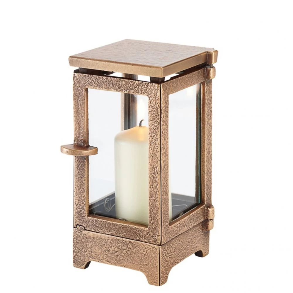 Klassische Grablaterne »Classic«, Bronze, 18 cm hoch Klassische Grablaterne »Classic«, Bronze, 18 cm hoch