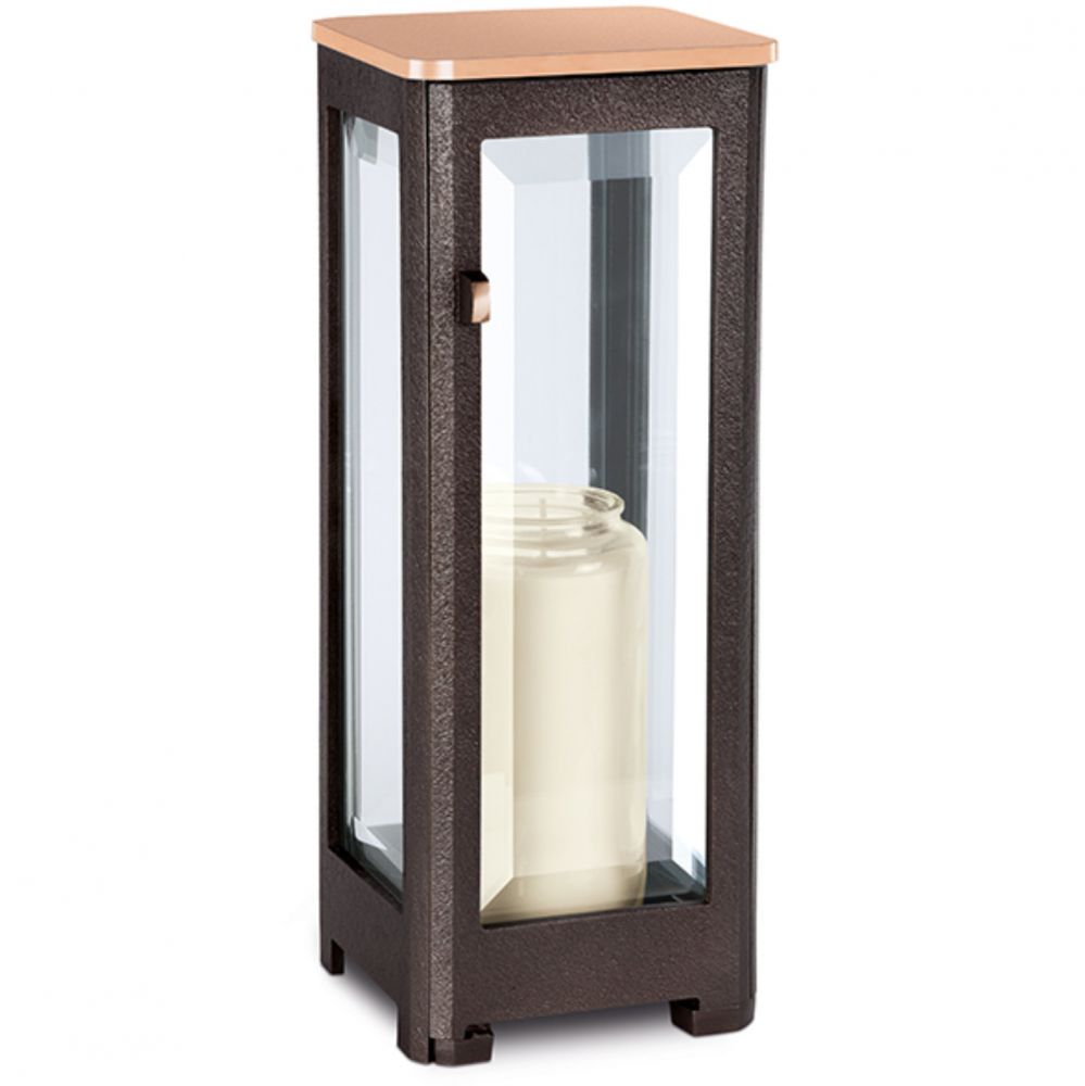 Grablampe »Fino«, Bronze, 30 x 11 x 12 cm Grablampe »Fino«, Bronze, 30 x 11 x 12 cm