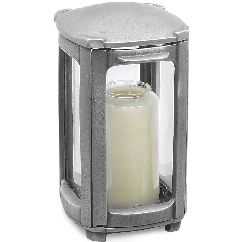 Grablaterne »Nome, groß«, Aluminium, 24 cm hoch Grablaterne »Nome, groß«, Aluminium, 24 cm hoch