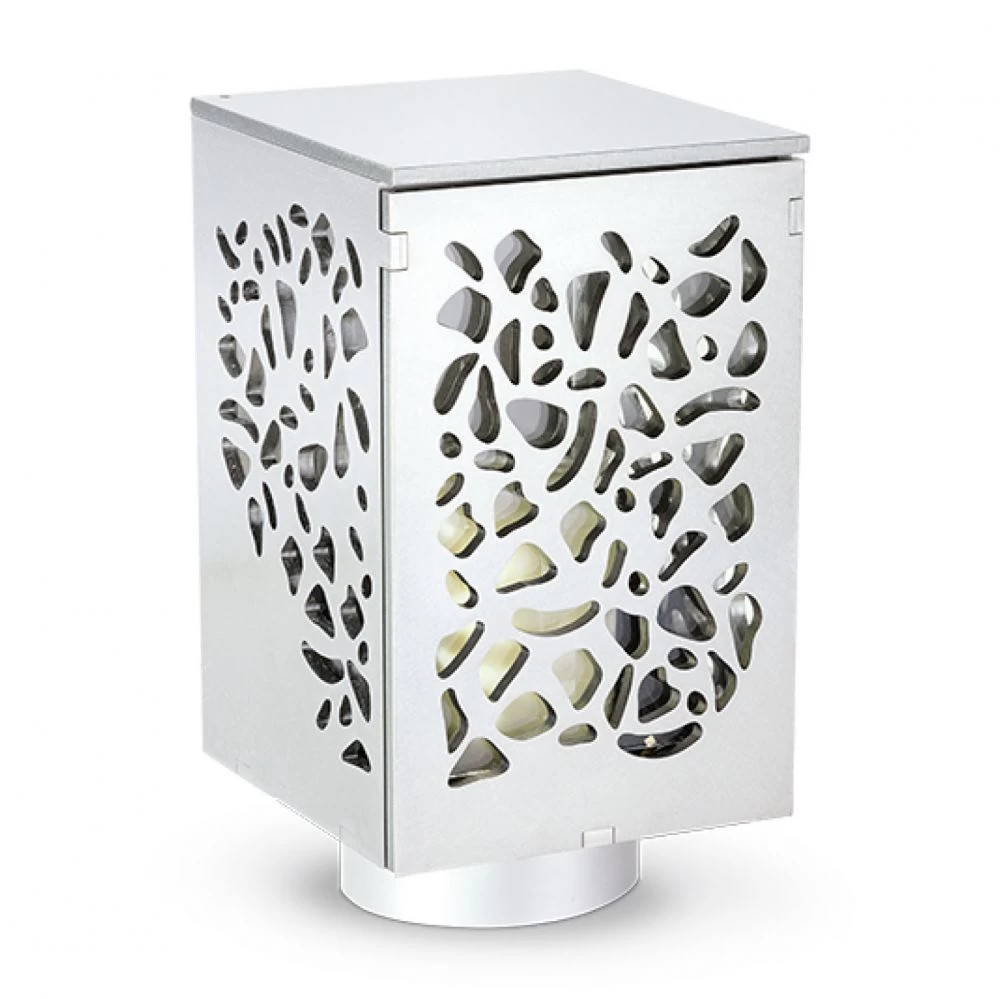 Besondere Grablaterne »Quodo«, Edelstahl, 23 x 13 x 13 cm Besondere Grablaterne »Quodo«, Edelstahl, 23 x 13 x 13 cm