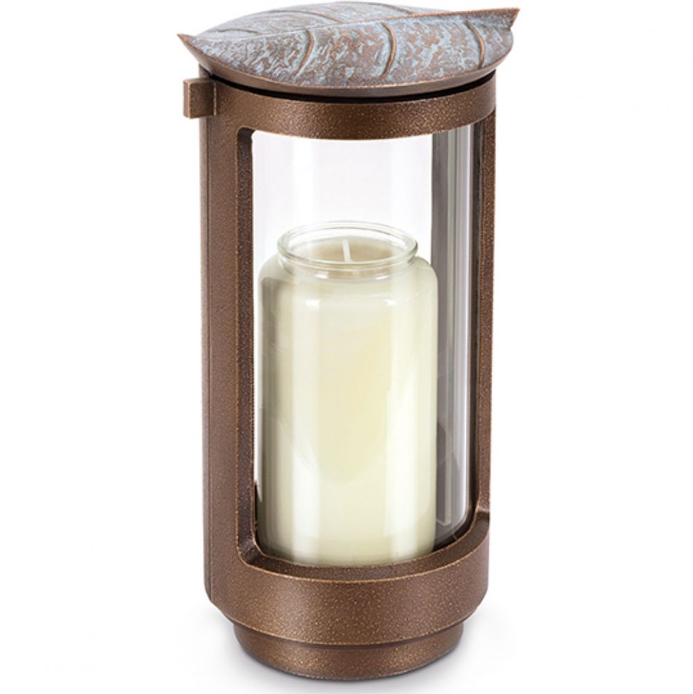 Grableuchte »Toflor«, Bronze, 25 cm hoch Grableuchte »Toflor«, Bronze, 25 cm hoch