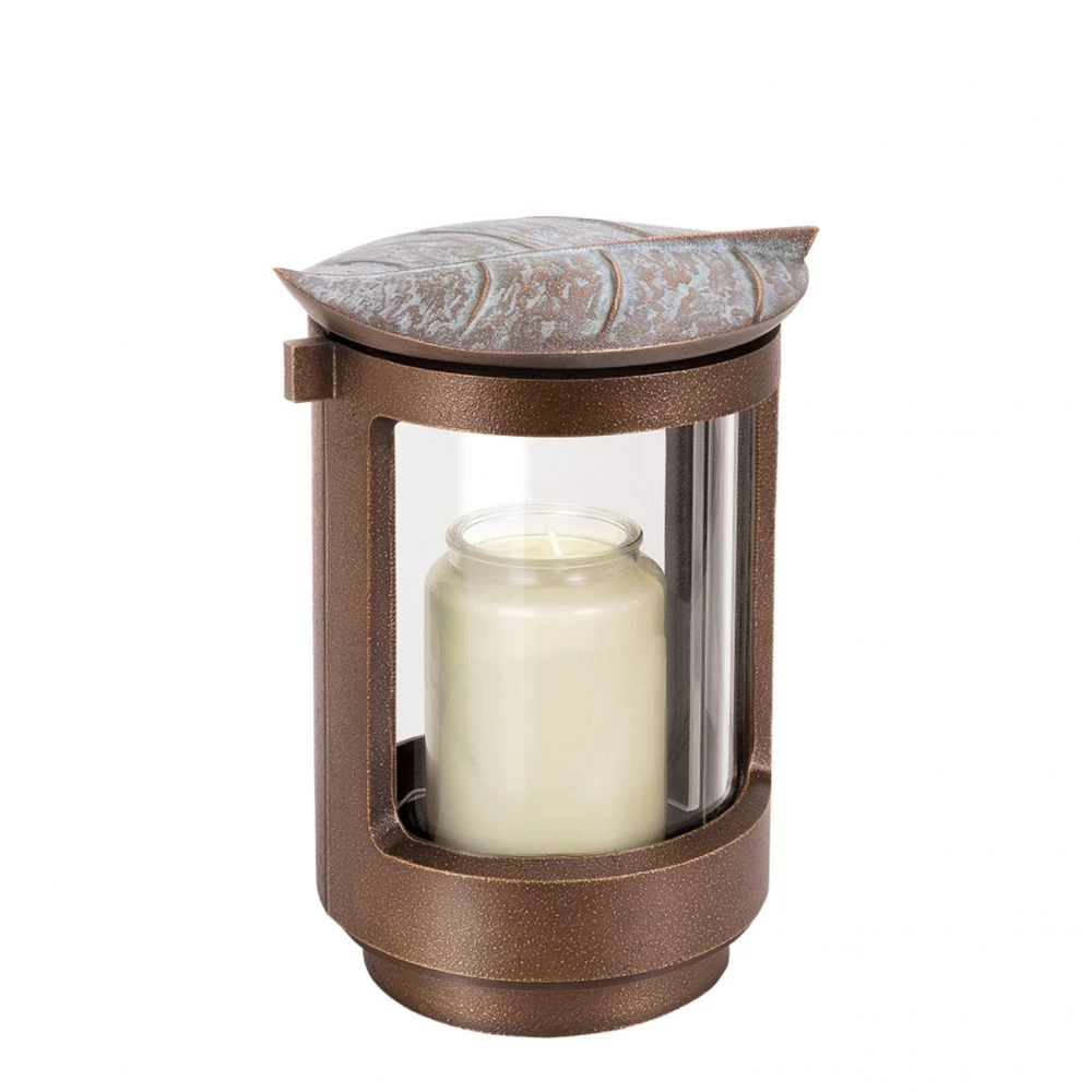 Grablame »Toflor«, Bronze, 19 cm hoch Grablame »Toflor«, Bronze, 19 cm hoch