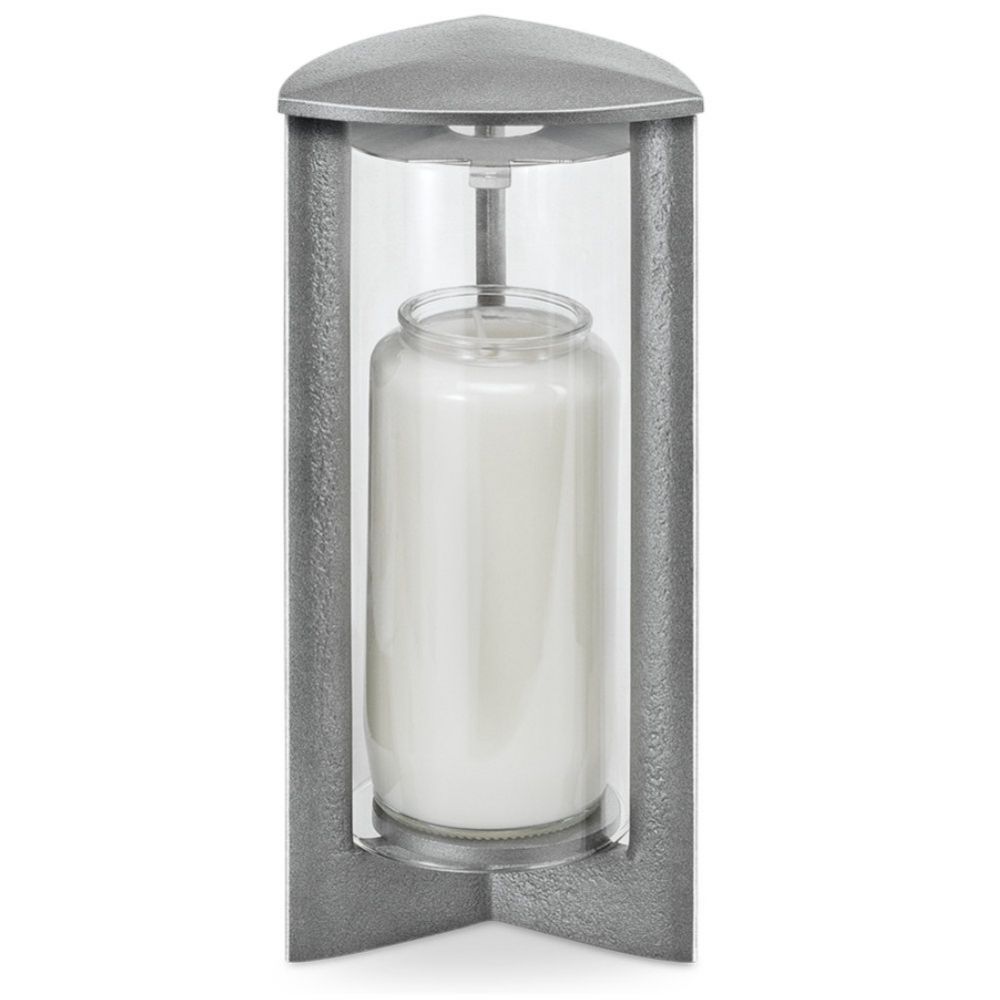 Moderne Grablaterne »Triso«, Alu, 25 cm hoch Moderne Grablaterne »Triso«, Alu, 25 cm hoch