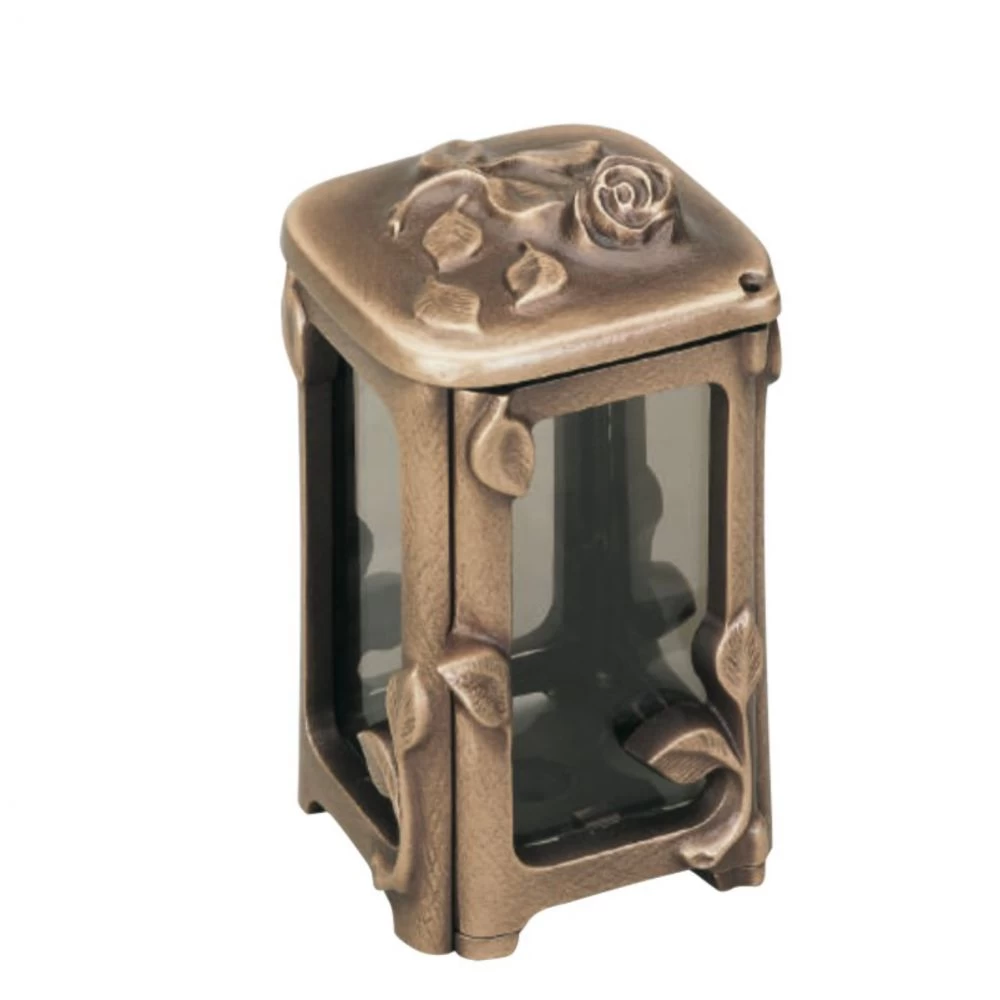 Grablaterne »Rose« Bronze Grablaterne »Rose« Bronze
