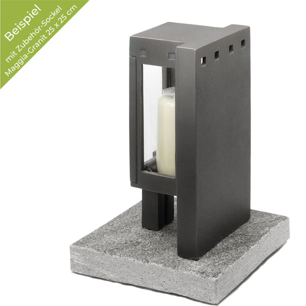 Grableuchte »Perga« Bronze Grableuchte »Perga« Bronze