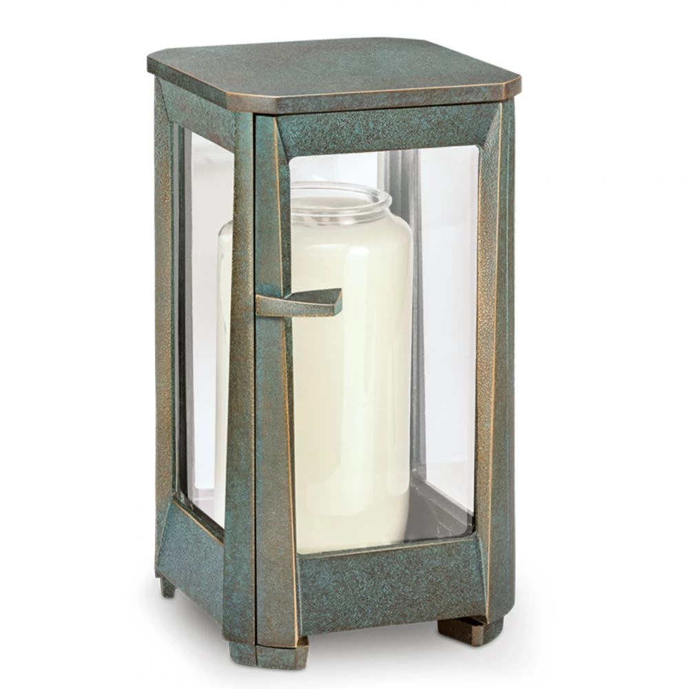 Grableuchte »Filigro«, Bronze, Patina »Wachsguss«, 20 cm hoch Grableuchte »Filigro«, Bronze, Patina »Wachsguss«, 20 cm hoch