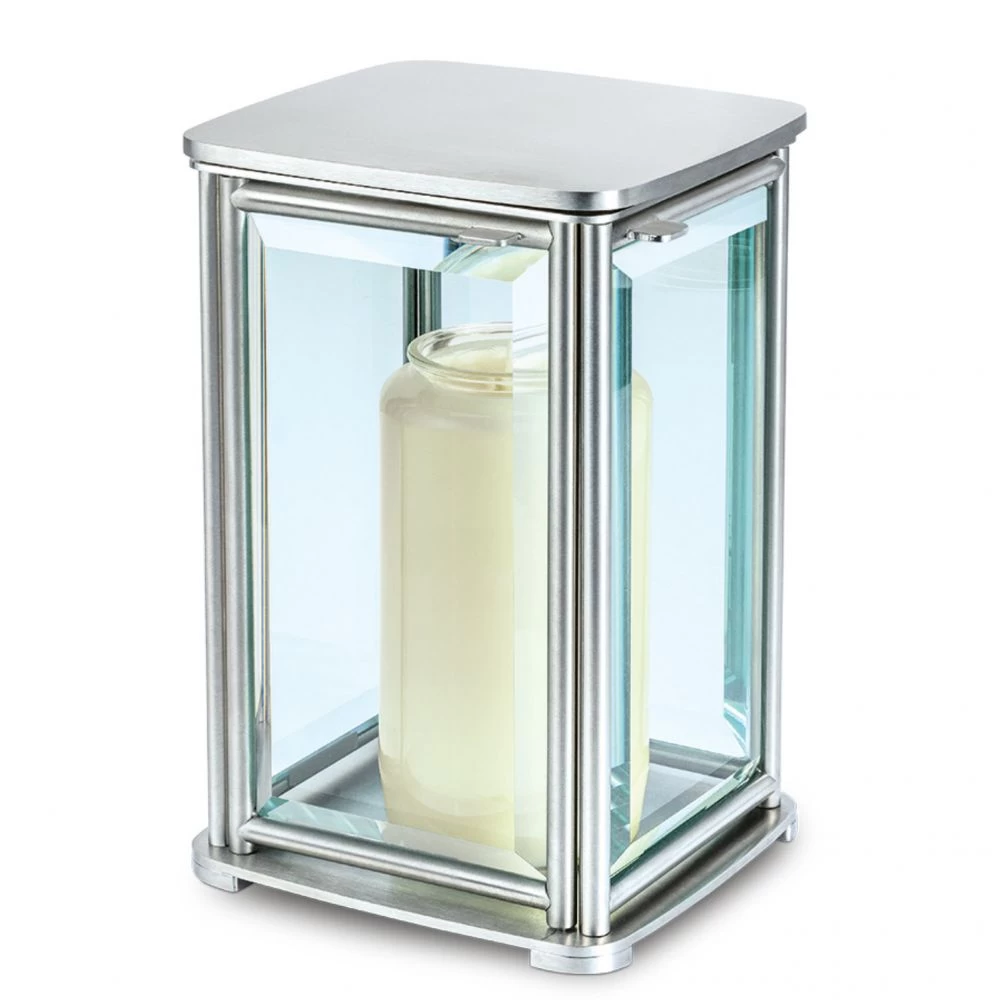 Grableuchte »Kristall« Edelstahl, 21 x 14 x 13 cm Grableuchte »Kristall« Edelstahl, 21 x 14 x 13 cm