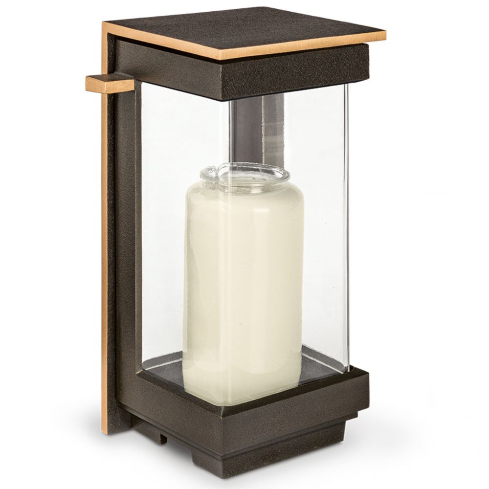 Grableuchte »Tenero«, Bronze, 25 cm hoch Grableuchte »Tenero«, Bronze, 25 cm hoch