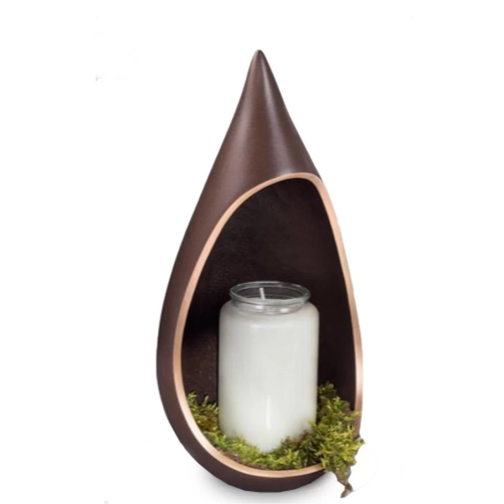 Grablampe mit Vogel »Piro«, Bronze, 22 x 12 x 12 cm Grablampe mit Vogel »Piro«, Bronze, 22 x 12 x 12 cm
