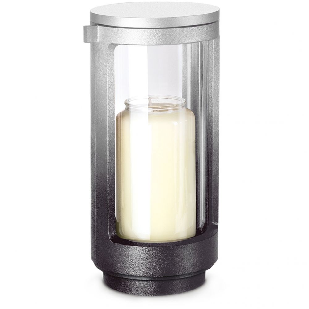 Moderne Grableuchte »Solis, hoch«, Aluminium, 24 x 12 x 11 cm Moderne Grableuchte »Solis, hoch«, Aluminium, 24 x 12 x 11 cm