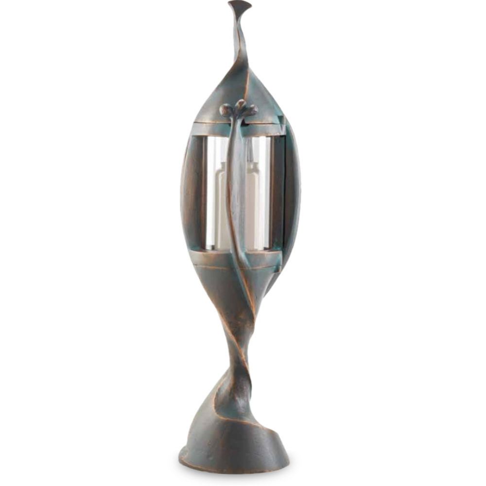 Skulpturale Grableuchte »Parga« Bronze, 63 x 19 x 19 cm Skulpturale Grableuchte »Parga« Bronze, 63 x 19 x 19 cm