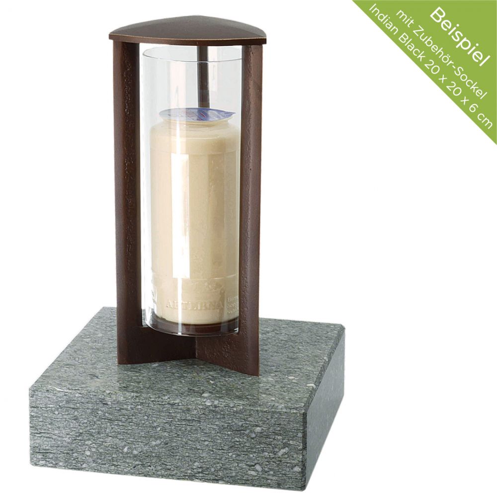 Moderne Grableuchte »Triso« Bronze Moderne Grableuchte »Triso« Bronze