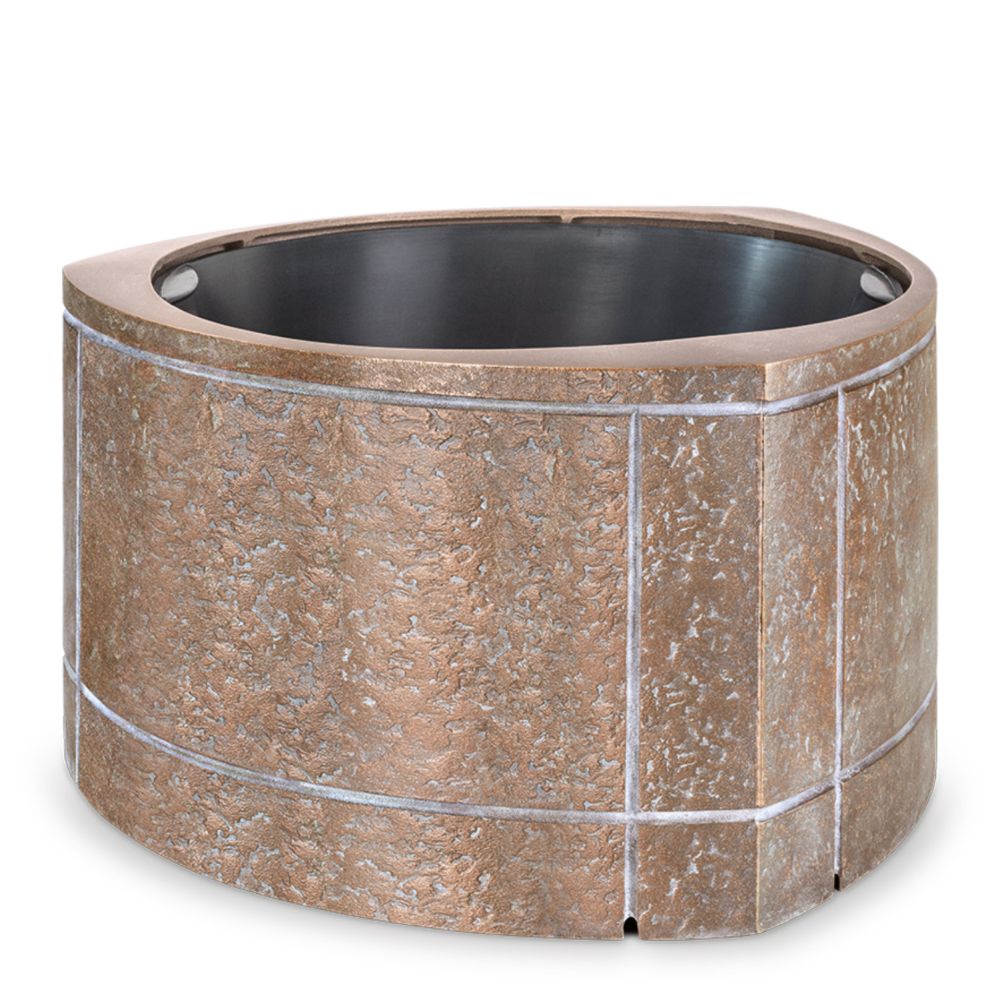 Blumenschale »Asche«, Bronze, Wachsguss, 21 x ø 37 cm Blumenschale »Asche«, Bronze, Wachsguss, 21 x ø 37 cm