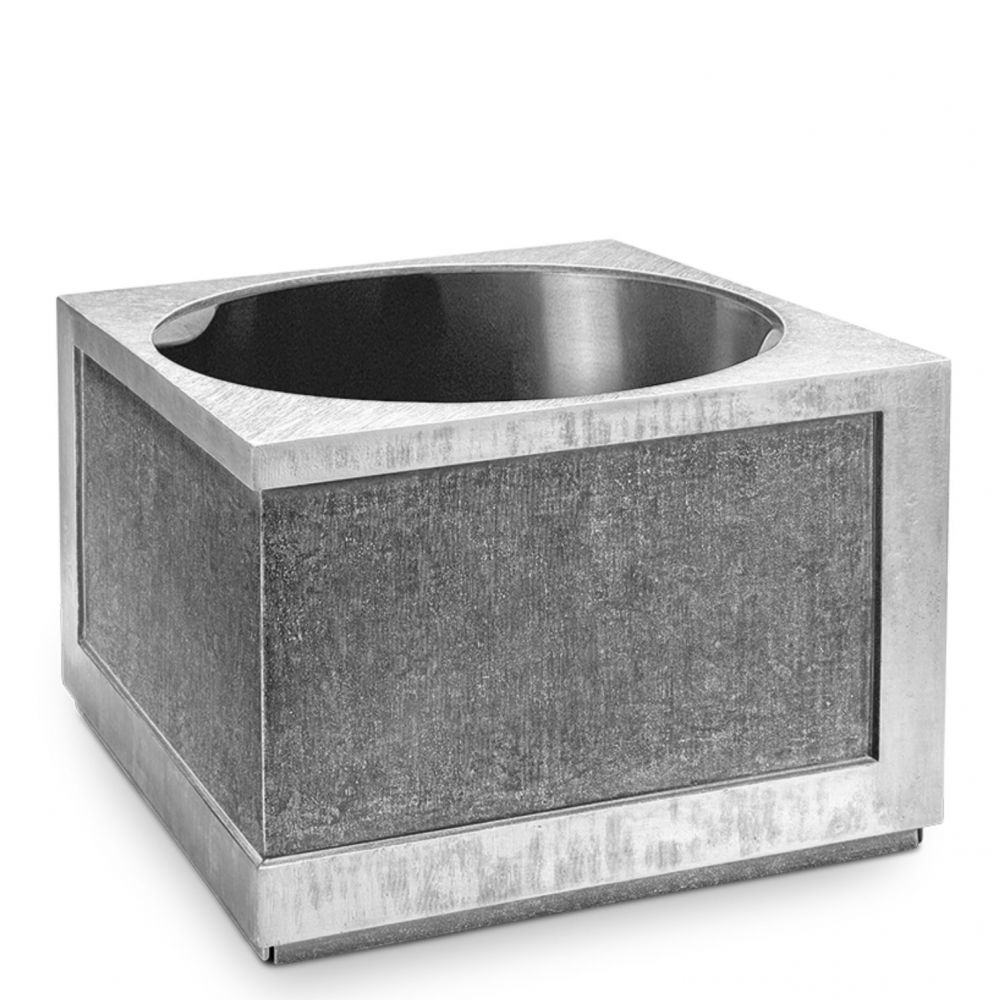 Grabschale »E2« aus Bronze, 31 cm Kantenlänge Grabschale »E2« aus Bronze, 31 cm Kantenlänge