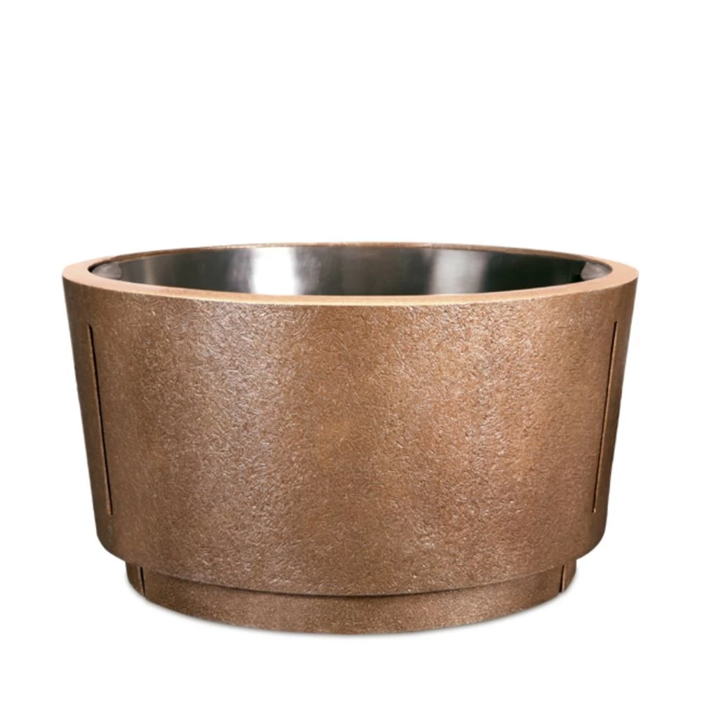 Grabschale für Grab »Nomo« Bronze, Durchmesser 26 cm Grabschale für Grab »Nomo« Bronze, Durchmesser 26 cm