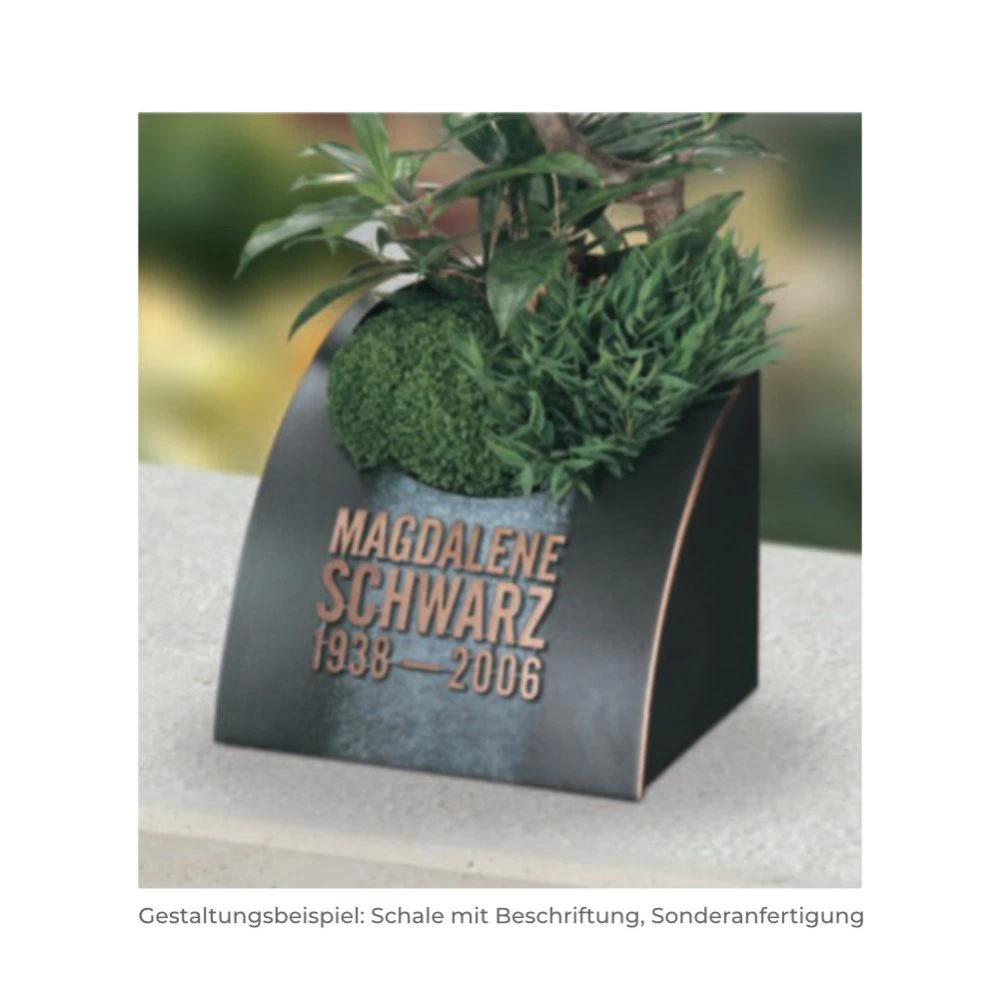 Pflanzschale »Rondo« Bronze Pflanzschale »Rondo« Bronze