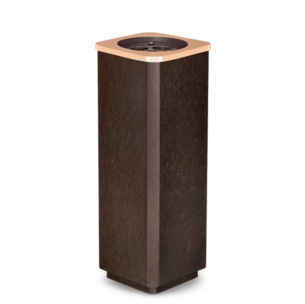Grabvase »Fino«, Bronze, 24 x 9 x 9 cm Grabvase »Fino«, Bronze, 24 x 9 x 9 cm