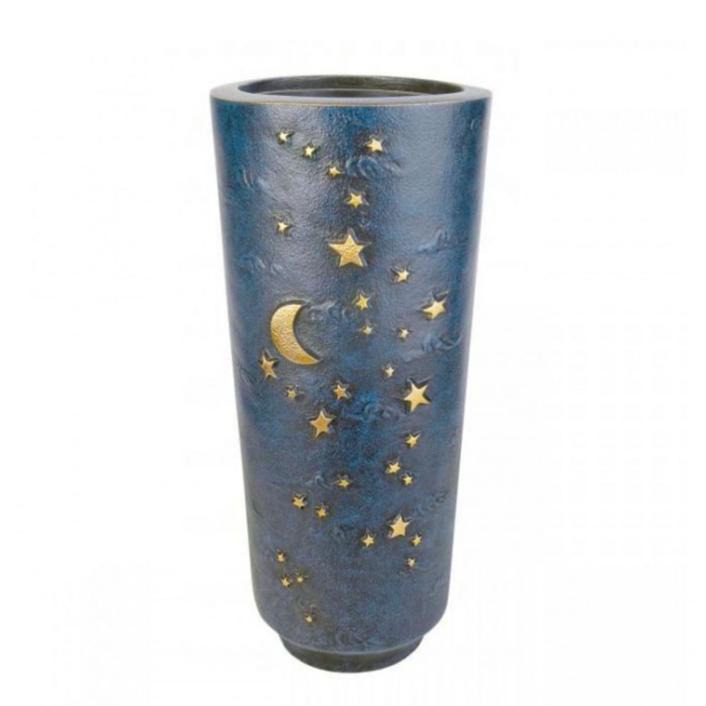 Grabvase »Nacht«, Bronze, Sondertönung »blau« Grabvase »Nacht«, Bronze, Sondertönung »blau«