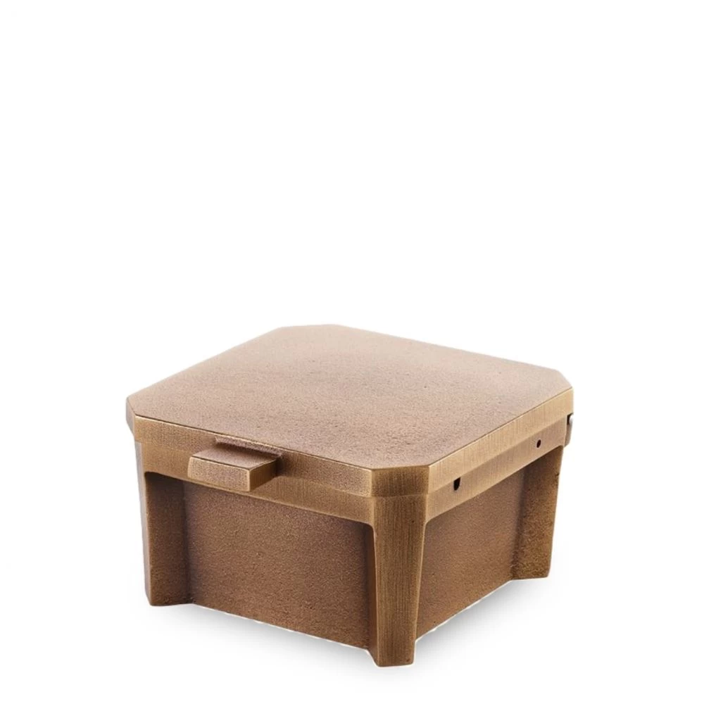 Grabweihkessel »Pheres«, Bronze, Patina »braun«, 6 x 10 x 10 cm Grabweihkessel »Pheres«, Bronze, Patina »braun«, 6 x 10 x 10 cm