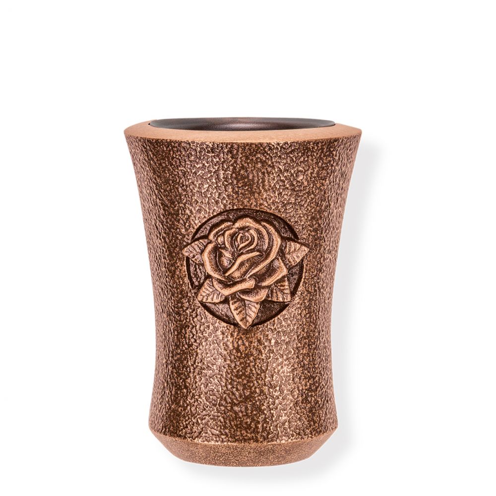 Kleine Wandvase »Rose« Bronze Kleine Wandvase »Rose« Bronze
