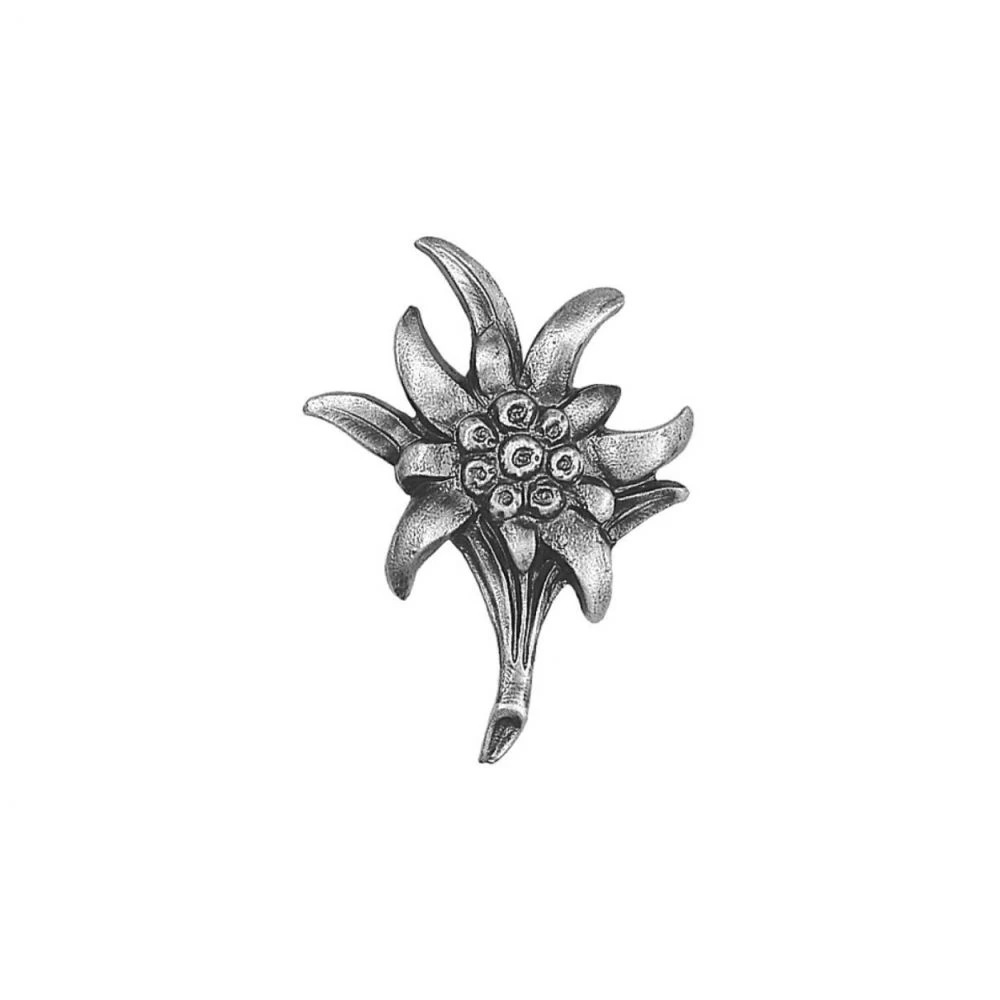 Kleines Symbol »Edelweiß«, Aluminium, Kunstgiesserei Strassacker, 7 x 5 x 1 cm Kleines Symbol »Edelweiß«, Aluminium, Kunstgiesserei Strassacker, 7 x 5 x 1 cm
