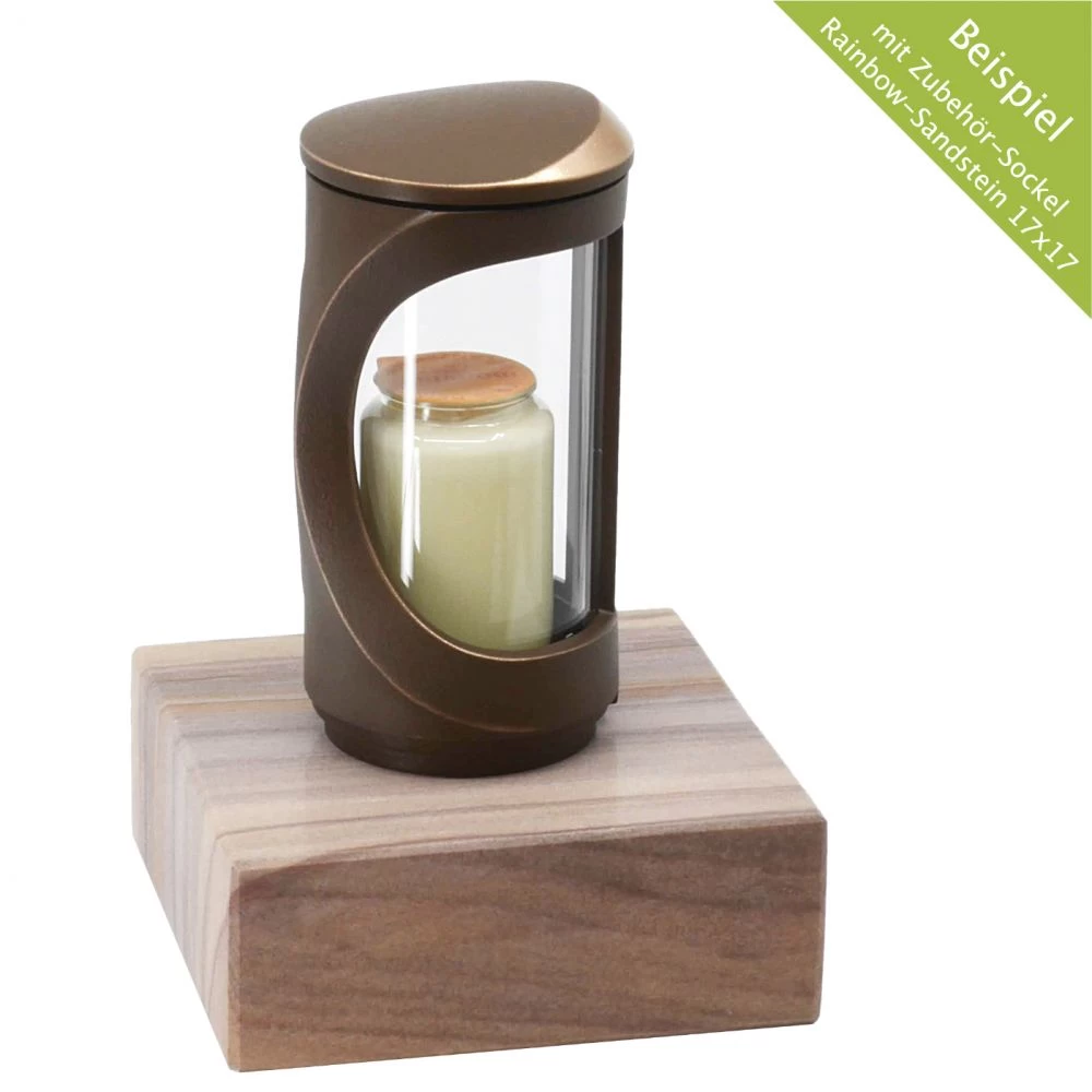 Moderne Grablampe »Colin« Bronze Moderne Grablampe »Colin« Bronze