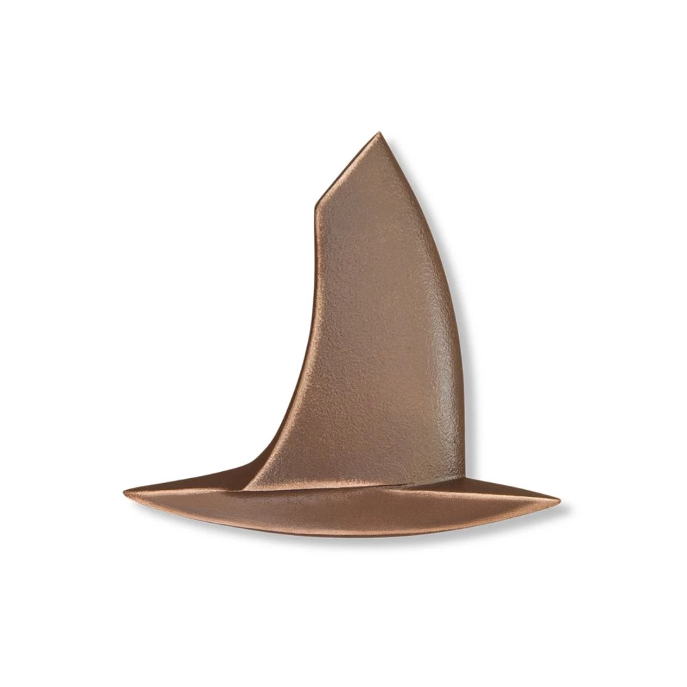 Relief »Kleines Segelboot« Bronze, Kunstgiesserei Strassacker, 7 x 7 x 2 cm Relief »Kleines Segelboot« Bronze, Kunstgiesserei Strassacker, 7 x 7 x 2 cm