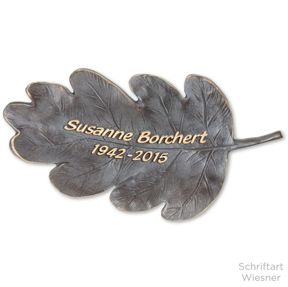 Schrifttafel mit individueller Beschriftung »Schmetterling«, Bronze, 15 x 20 cm Schrifttafel mit individueller Beschriftung »Schmetterling«, Bronze, 15 x 20 cm