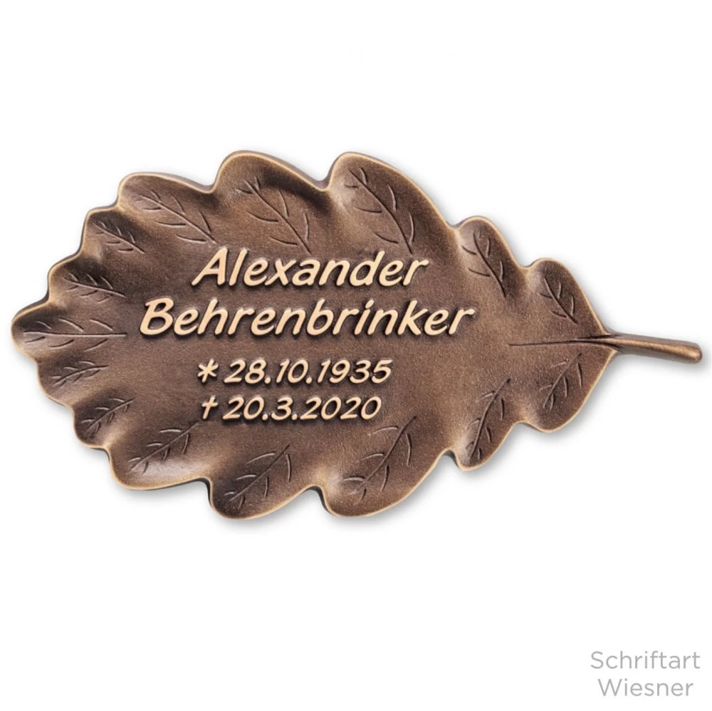 Schrifttafel mit individueller Beschriftung »Schmetterling«, Bronze, 15 x 20 cm Schrifttafel mit individueller Beschriftung »Schmetterling«, Bronze, 15 x 20 cm