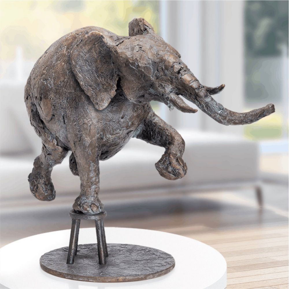 Skulptur »Zirkuselephant« Hans Nübold Skulptur »Zirkuselephant« Hans Nübold