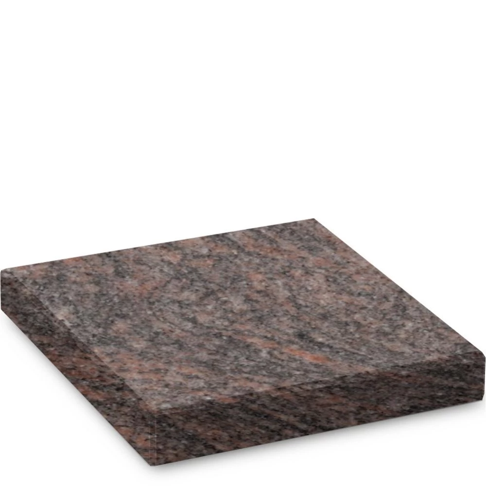 Steinsockel aus Himalaya-Granit, poliert, 40 x 40 x 6 cm