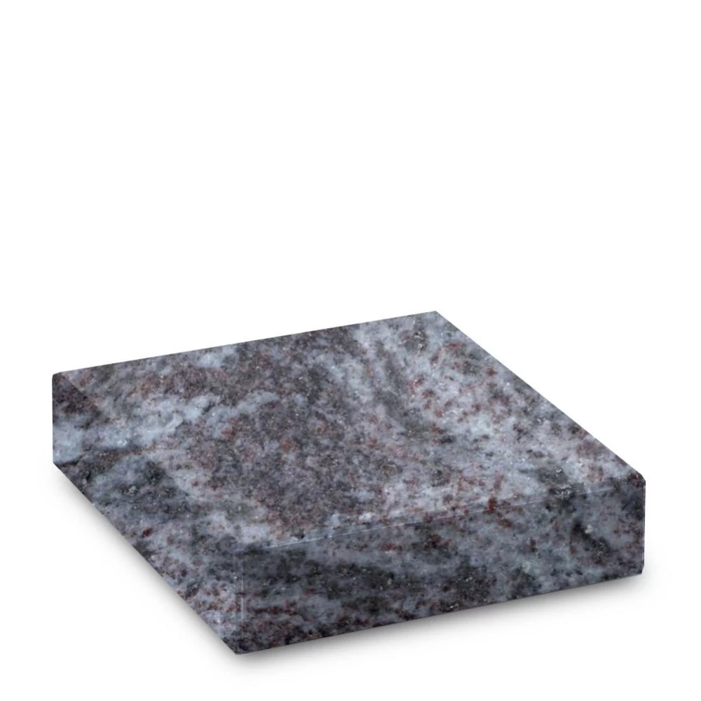Steinsockel aus Orion-Granit, poliert, 20 x 20 cm