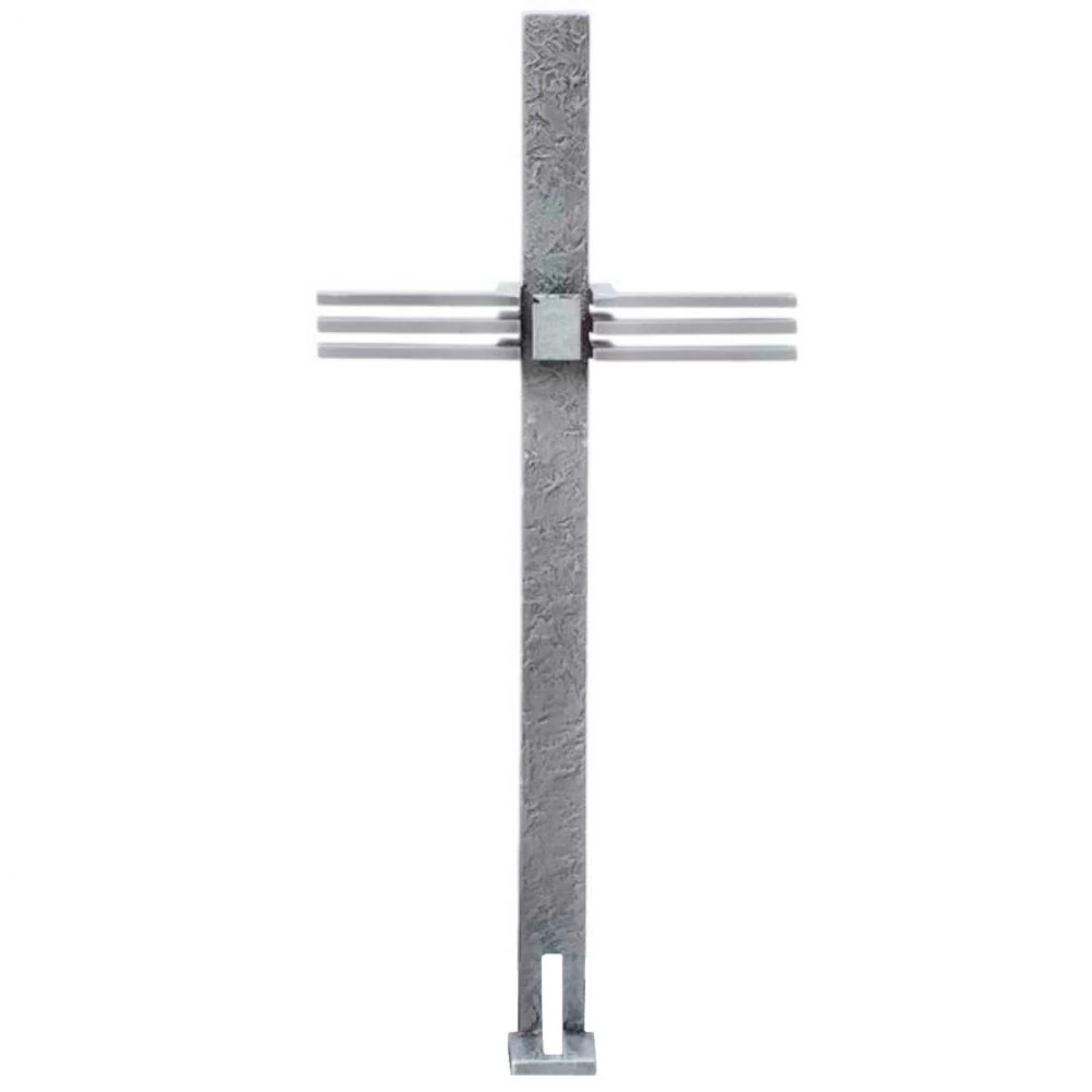 Grabkreuz »Lebensbaum« Bronze und Edelstahl