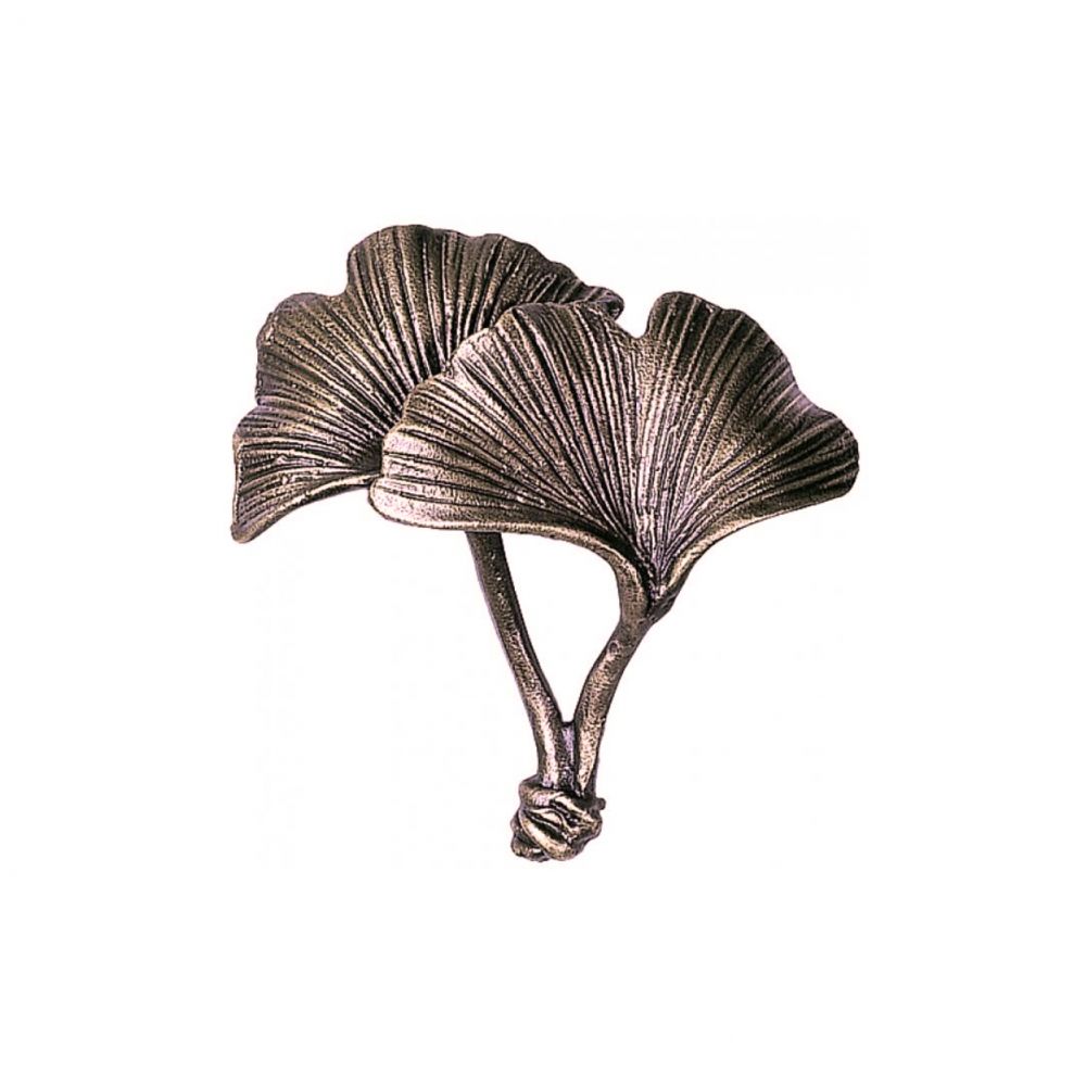 Symbol »Ginkgoblätter«, Bronze, Kunstgiesserei Strassacker, 11 x 11 x 3 cm Symbol »Ginkgoblätter«, Bronze, Kunstgiesserei Strassacker, 11 x 11 x 3 cm