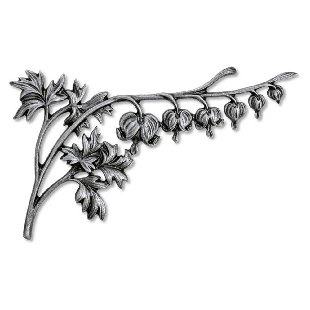 Symbol »Herzblume«, Aluminium, Kunstgiesserei Strassacker, 14 x 27 x 1 cm Symbol »Herzblume«, Aluminium, Kunstgiesserei Strassacker, 14 x 27 x 1 cm