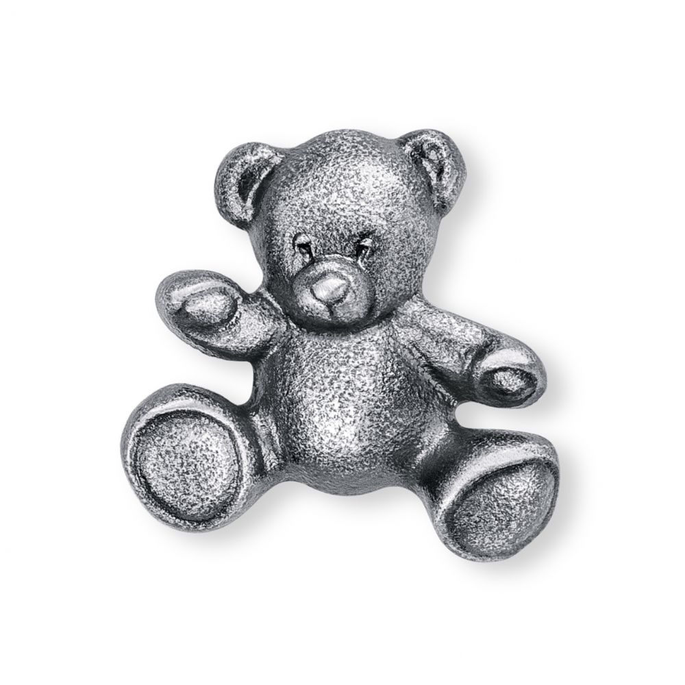 Symbol »Kleiner Teddybär« Aluminium, Kunstgiesserei Strassacker, 4 x 4 x 1 cm Symbol »Kleiner Teddybär« Aluminium, Kunstgiesserei Strassacker, 4 x 4 x 1 cm