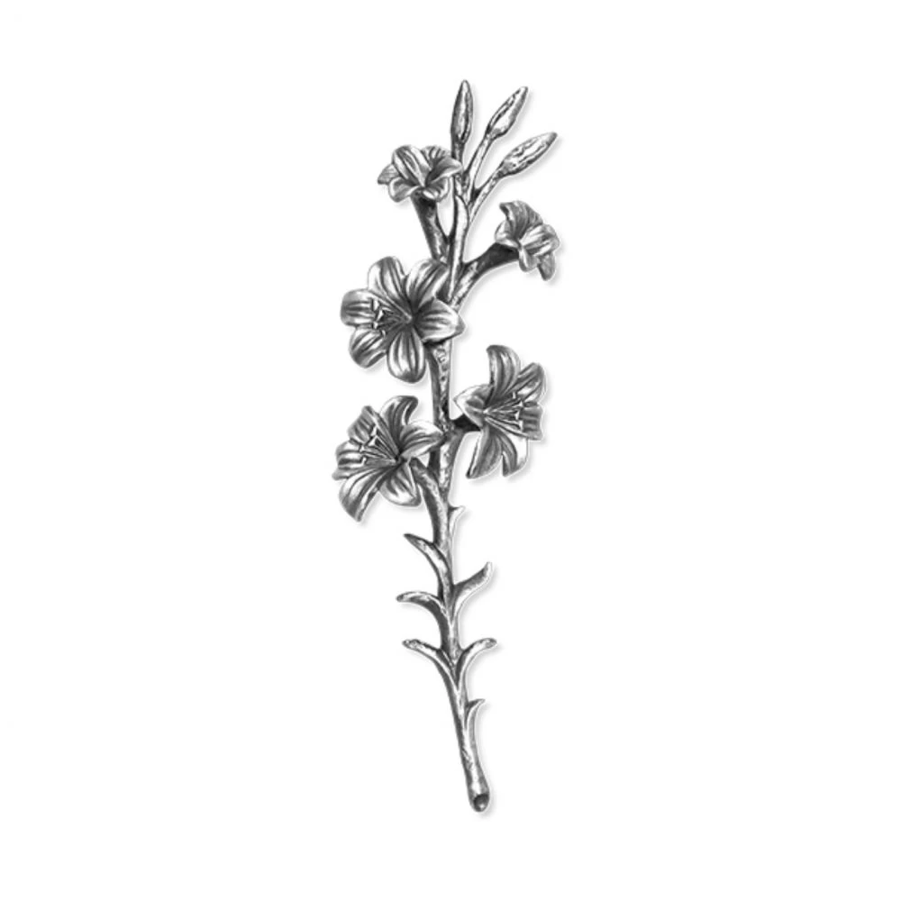 Symbol »Lilie«, Aluminium, Kunstgiesserei Strassacker, 21 x 6 x 3 cm Symbol »Lilie«, Aluminium, Kunstgiesserei Strassacker, 21 x 6 x 3 cm