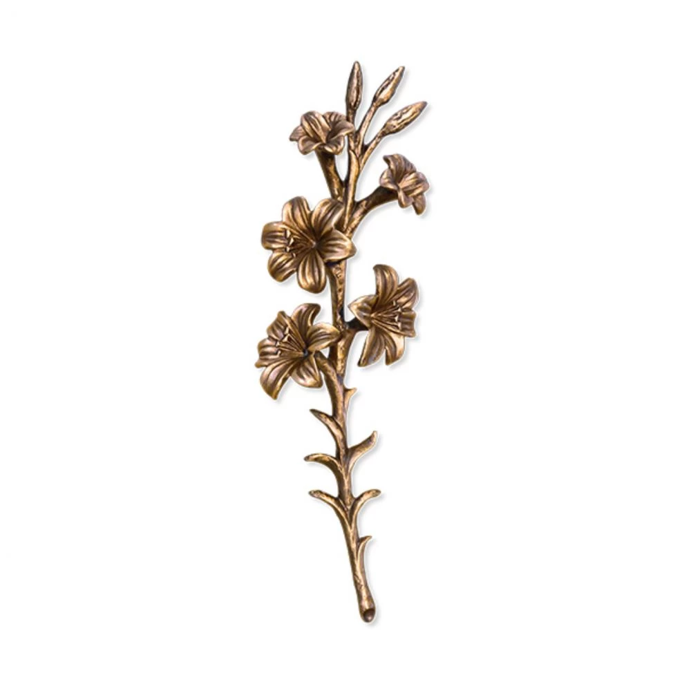 Symbol »Lilie«, Bronze, Kunstgiesserei Strassacker, 21 x 6 x 3 cm Symbol »Lilie«, Bronze, Kunstgiesserei Strassacker, 21 x 6 x 3 cm