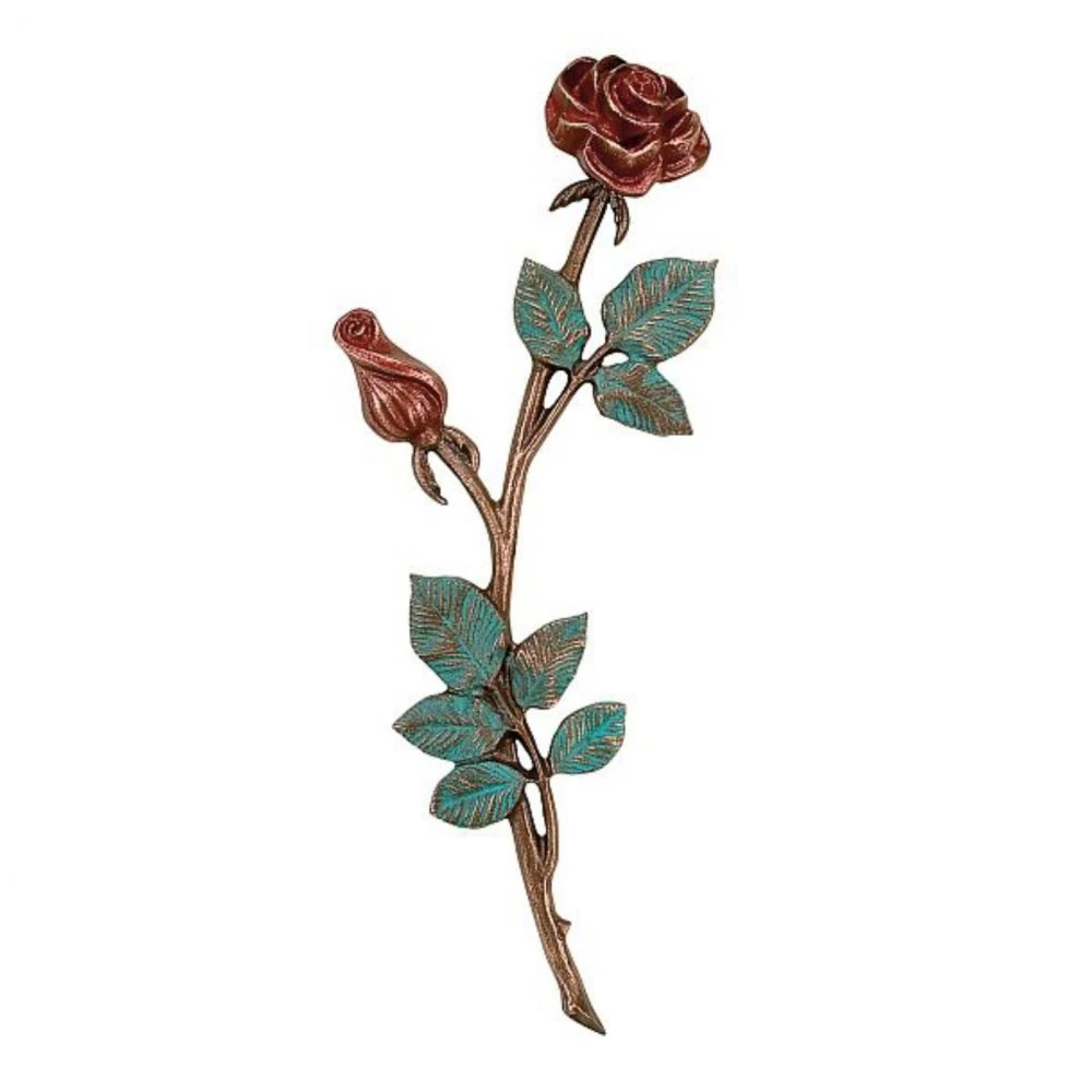 Symbol »Rosenzweig«, Bronze, Kunstgiesserei Strassacker, 37 x 14 x 4 cm Symbol »Rosenzweig«, Bronze, Kunstgiesserei Strassacker, 37 x 14 x 4 cm