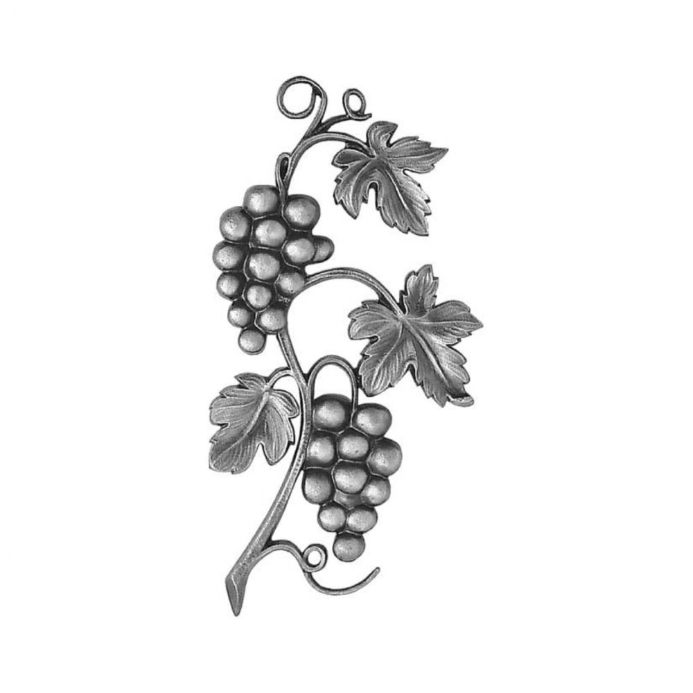 Symbol »Weinlaub« Aluminium, Kunstgiesserei Strassacker, 25 x 14 x 1 cm Symbol »Weinlaub« Aluminium, Kunstgiesserei Strassacker, 25 x 14 x 1 cm