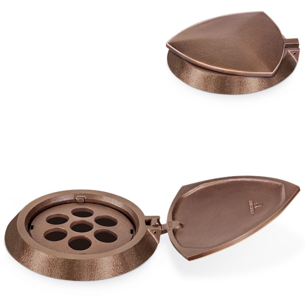 Vasenring mit Deckel »Triso«, Bronze Vasenring mit Deckel »Triso«, Bronze