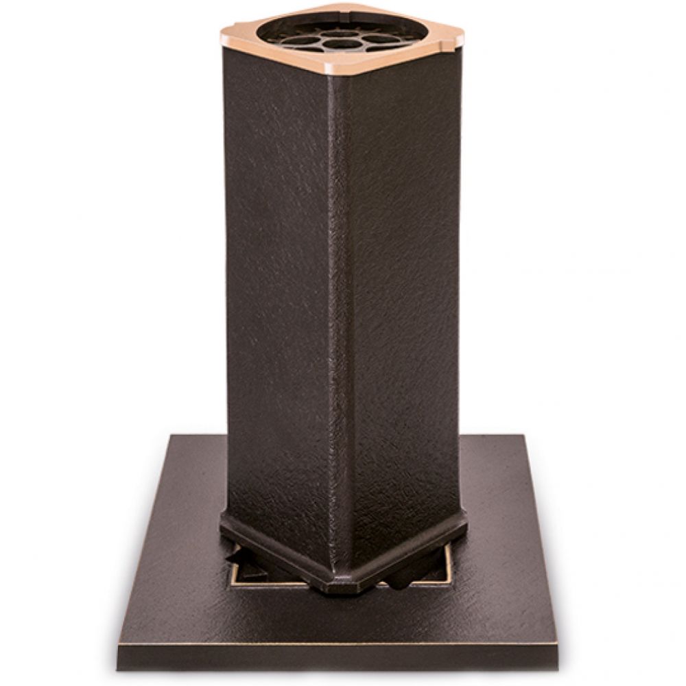Versenkbare Grabvase »Fino«, Bronze, 28 x19 x 19 cm Versenkbare Grabvase »Fino«, Bronze, 28 x19 x 19 cm