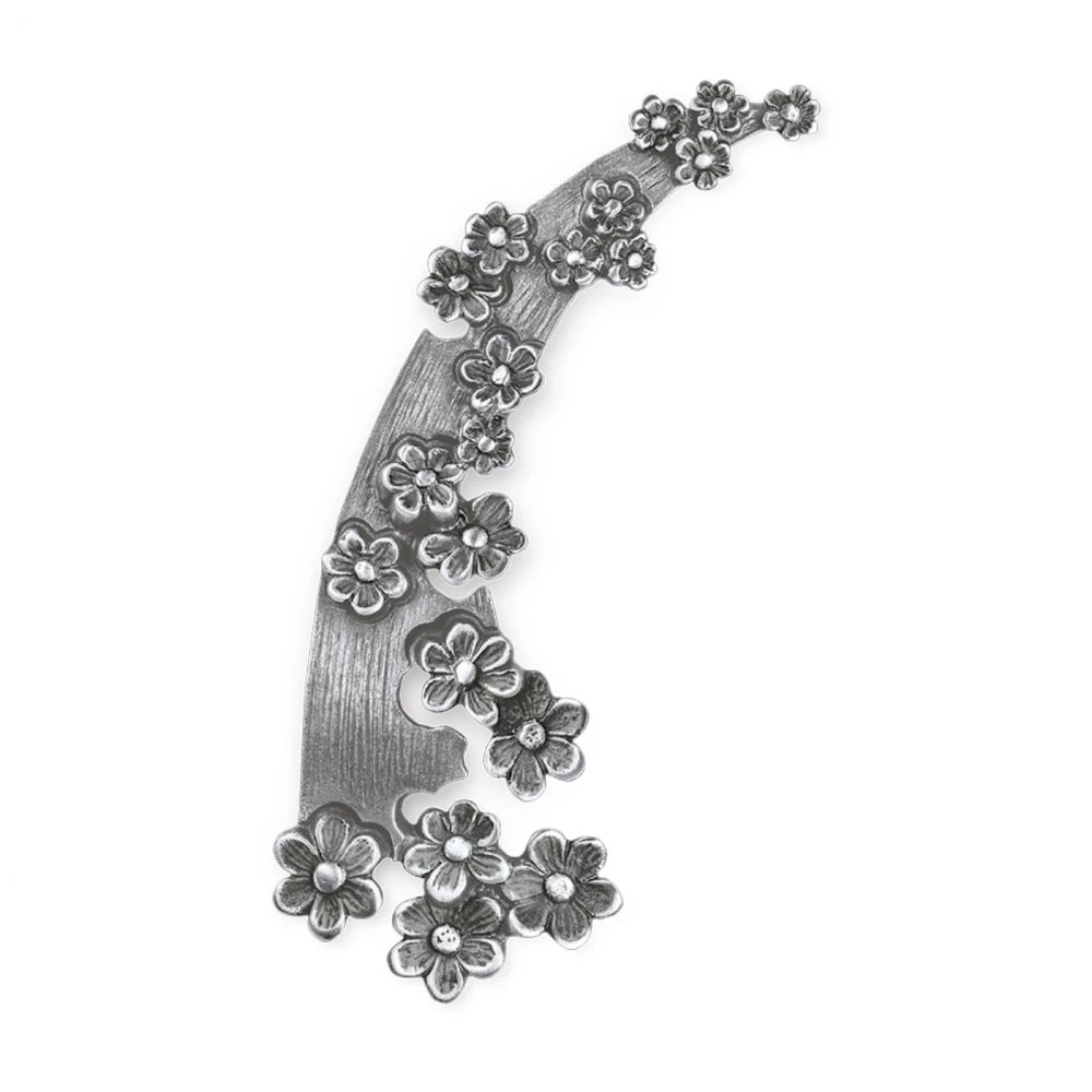 Verzierung »Blumenbogen« Aluminium, Kunstgiesserei Strassacker, 21 x 17 x 2 cm Verzierung »Blumenbogen« Aluminium, Kunstgiesserei Strassacker, 21 x 17 x 2 cm