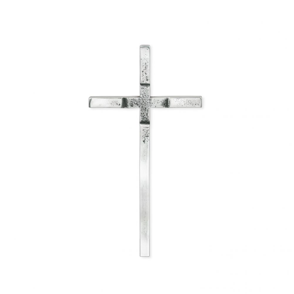 Symbol »Kreuz, No.3«, Edelstahl, 26 x 13 cm Symbol »Kreuz, No.3«, Edelstahl, 26 x 13 cm